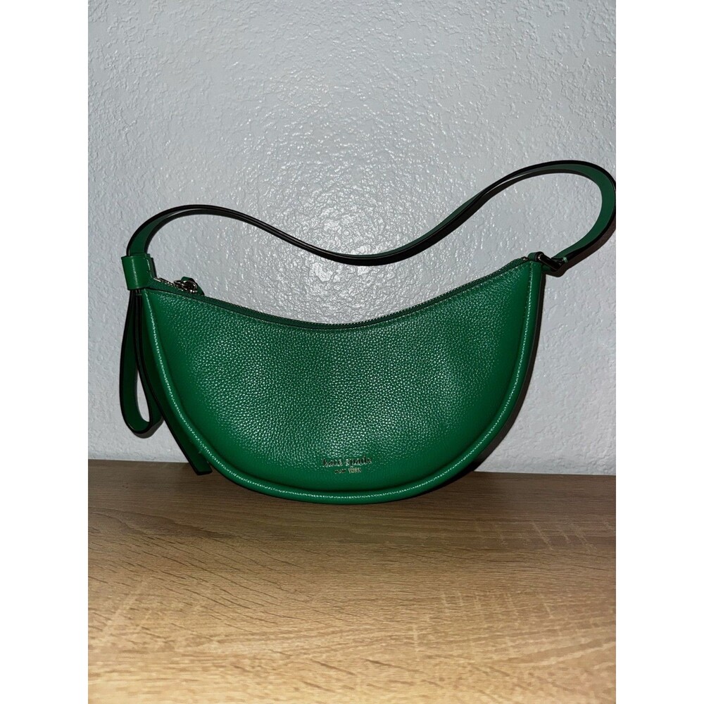 Kate Spade New York  Bag Curved Silhouette Leather  Yucca Green Purse